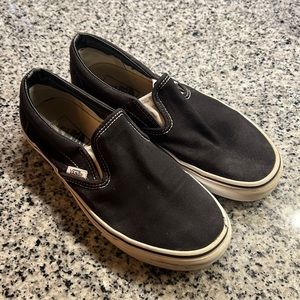 black slip on vans